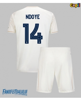 Nottingham Forest Dan Ndoye #14 Echipament de Fotbal Replică 2025-26 Copii Deplasare (+ Șorturi)